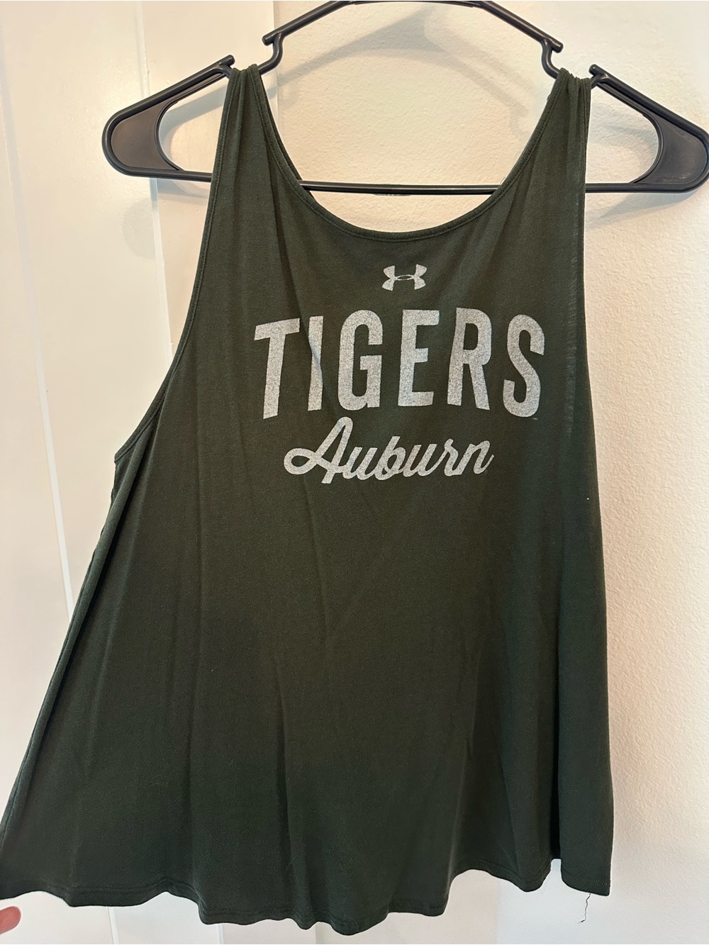 Under Armour Dark Green Auburn Tigers Graphic Tank